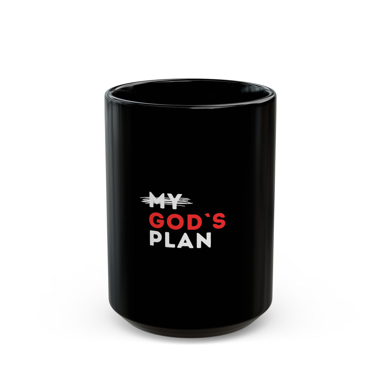 GODS PLAN - BLACK MUG