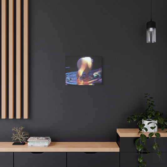 DOVE IN THE HOLY WATER - CANVAS