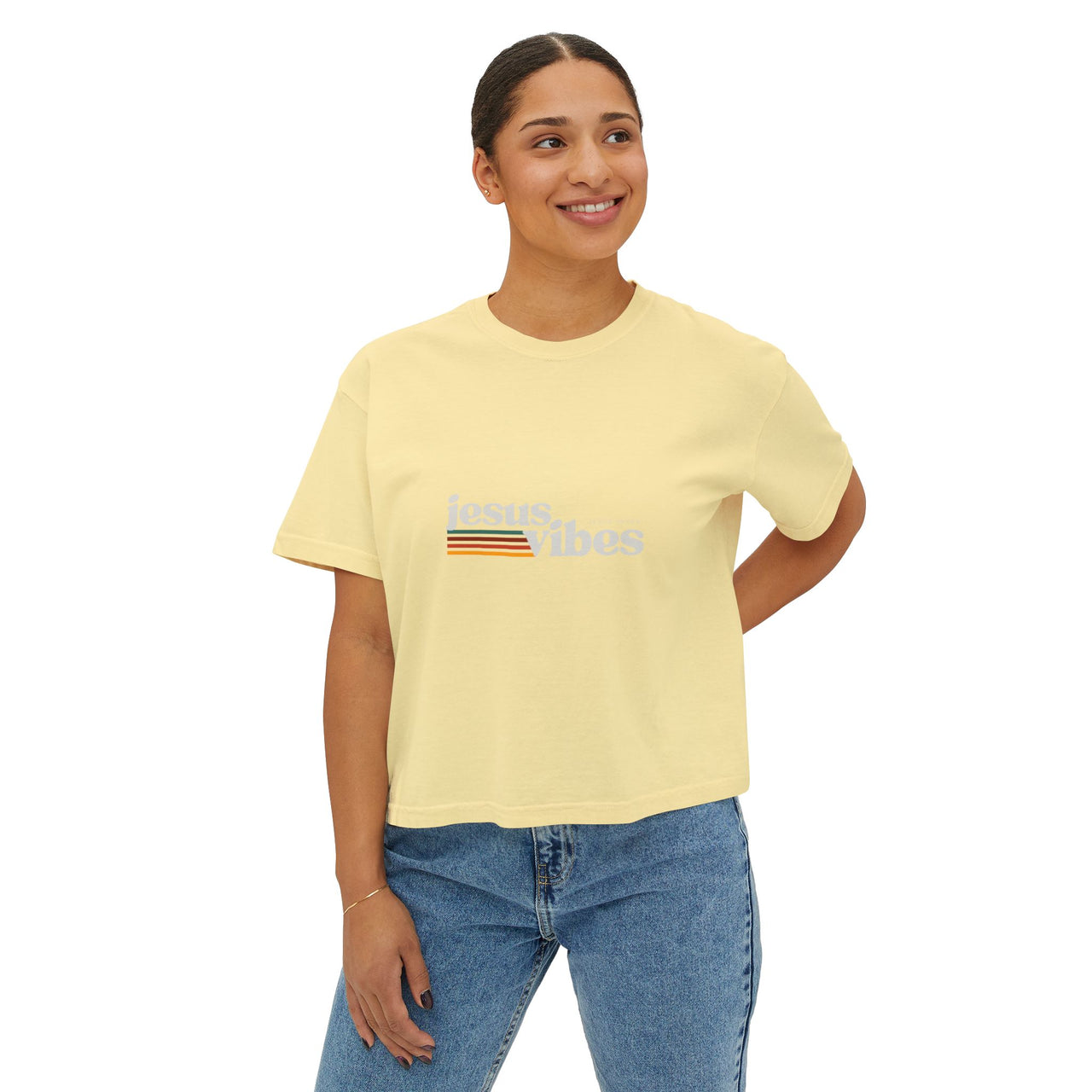 JESUS VIBES - BOXY TEE