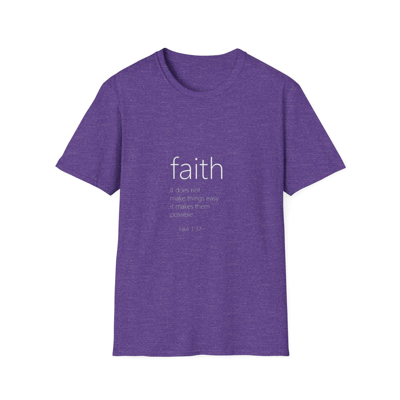 FAITH LUKE 1:37 - TEE