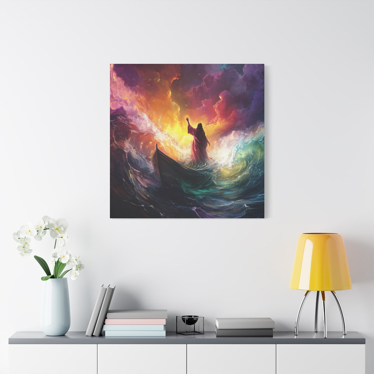 JESUS MOVING OCEANS CANVAS