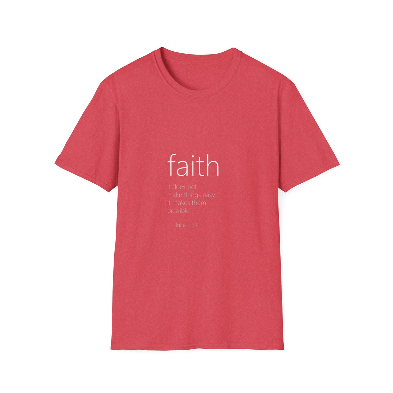 FAITH LUKE 1:37 - TEE