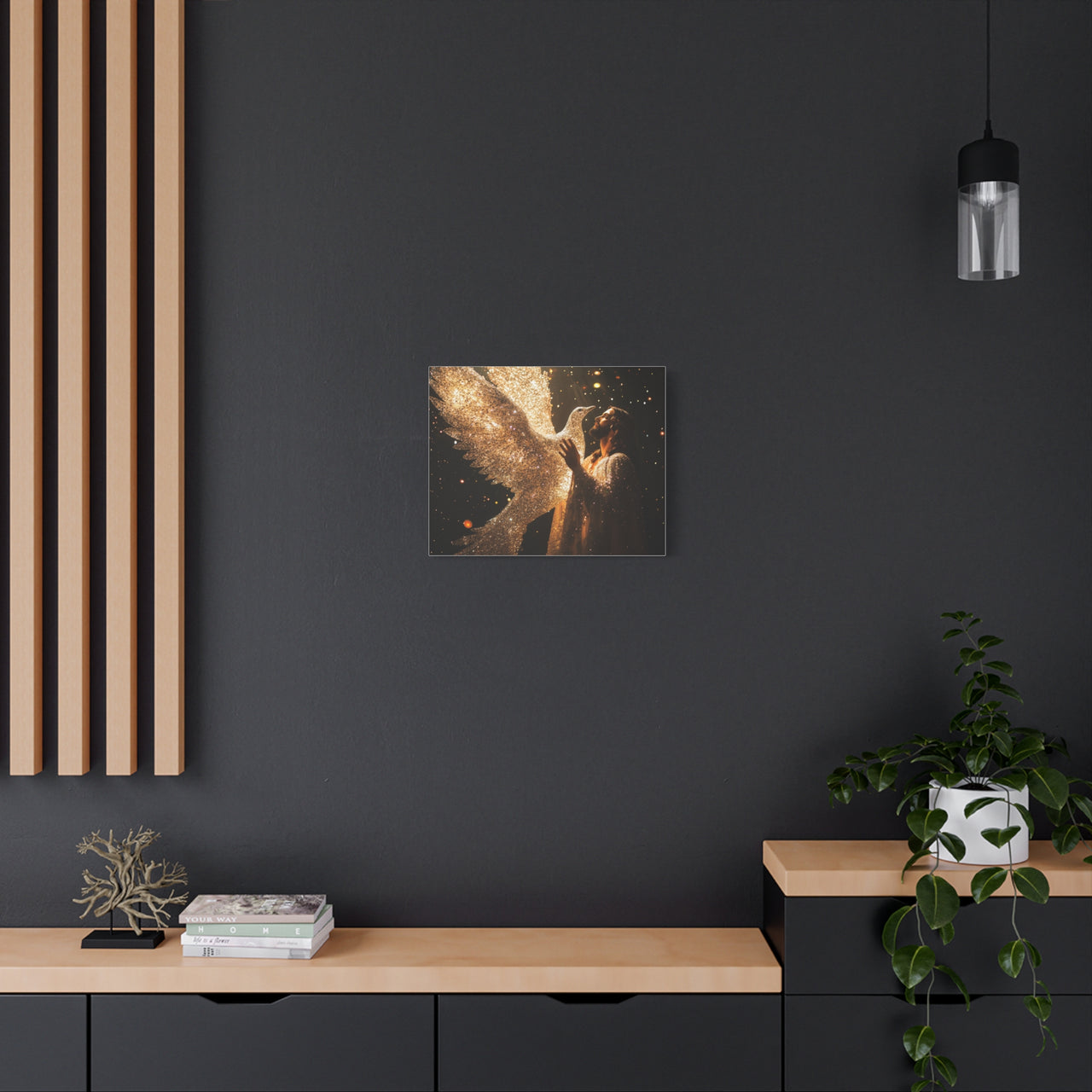 JESUS AND THE DOVE - CANVAS