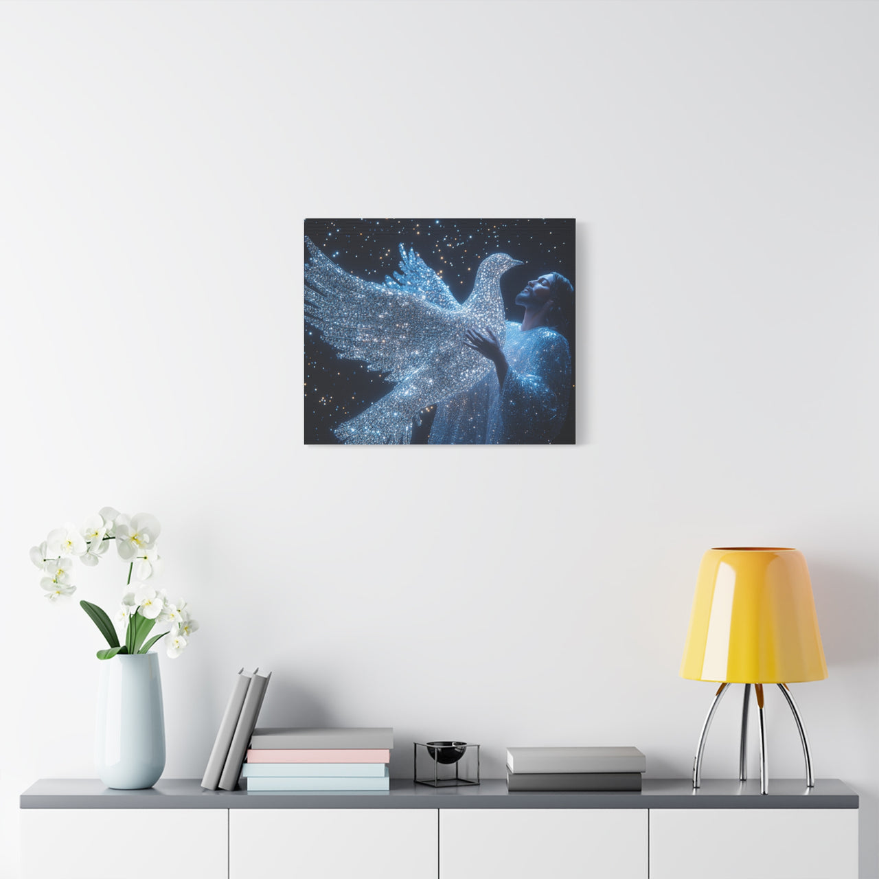JESUS & HIS DOVE - CANVAS