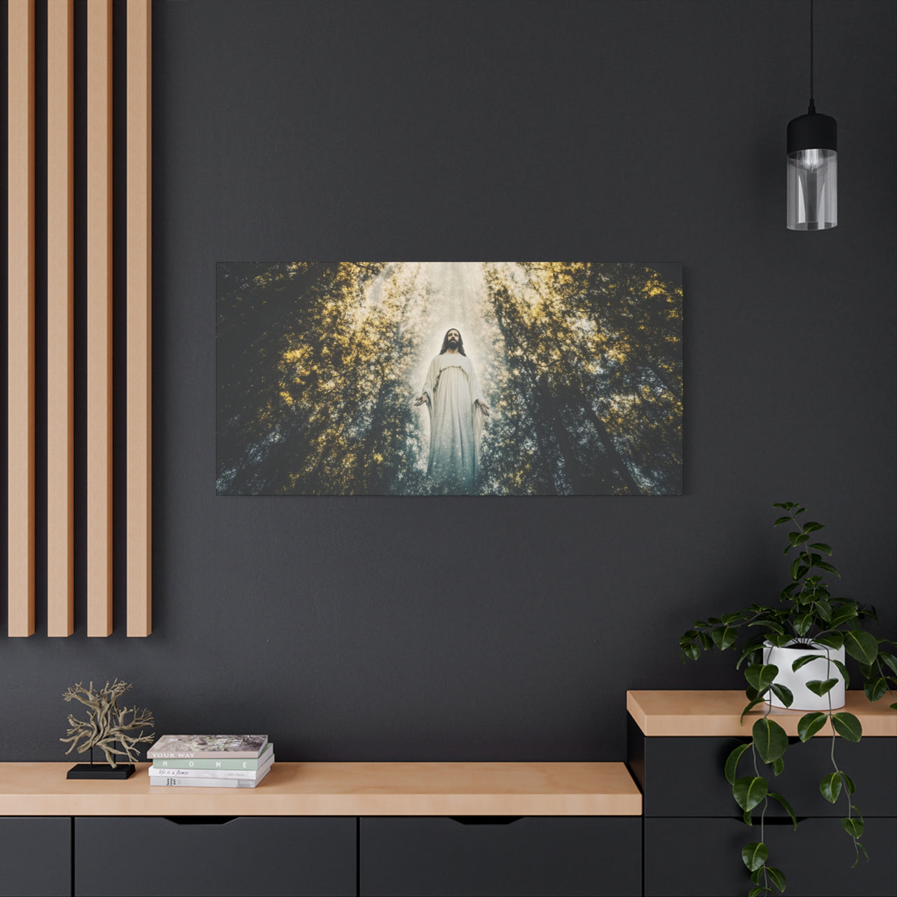 ASCENDING JESUS - CANVAS