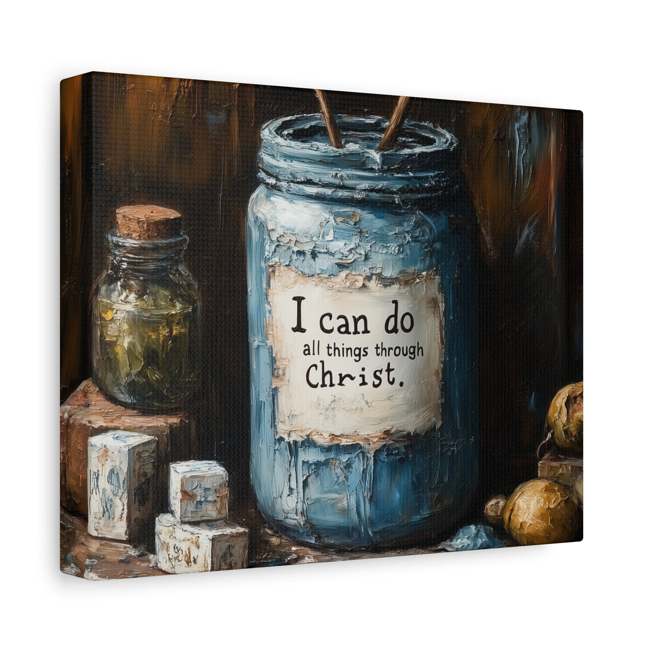 I CAN DO ALL THINGS THROUGH CHRIST - CANVAS