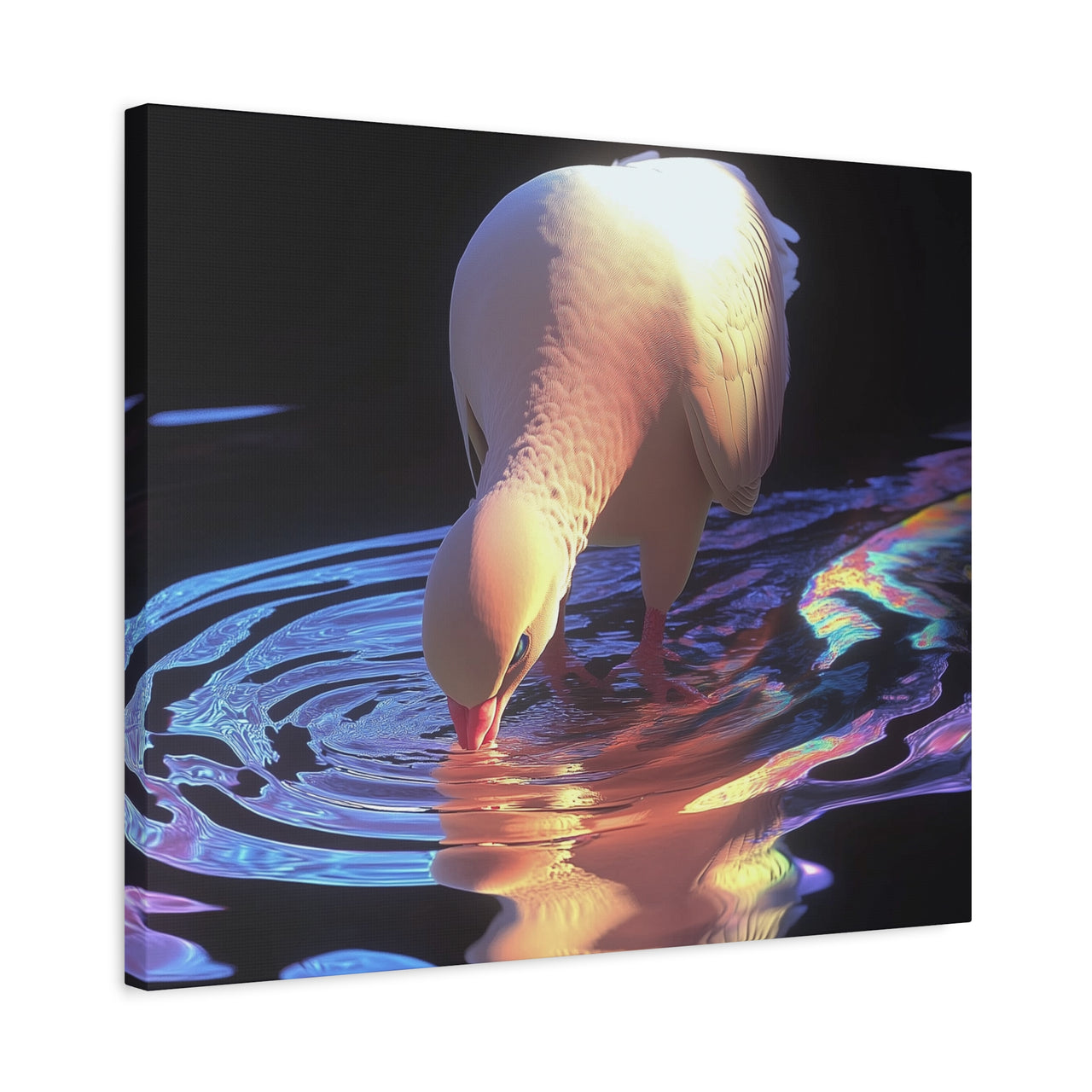 DOVE IN THE HOLY WATER - CANVAS