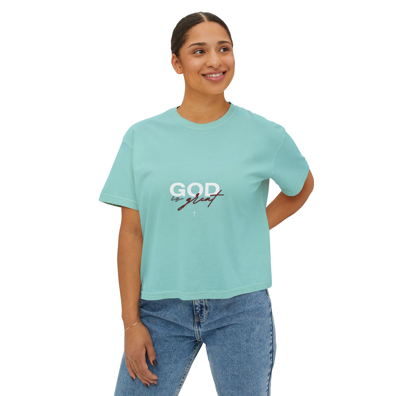 GOD IS GREAT - BOXY TEE