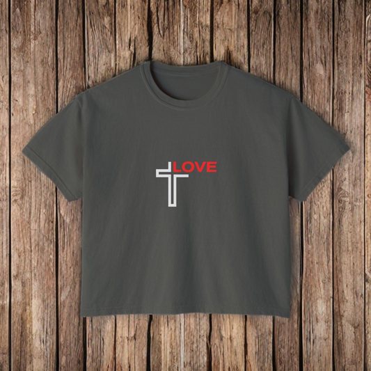 LOVE - BOXY TEE