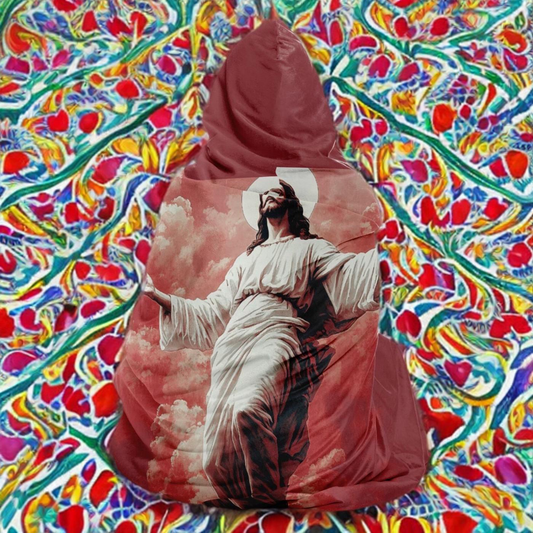 ASCENDING JESUS - HOODED BLANKET