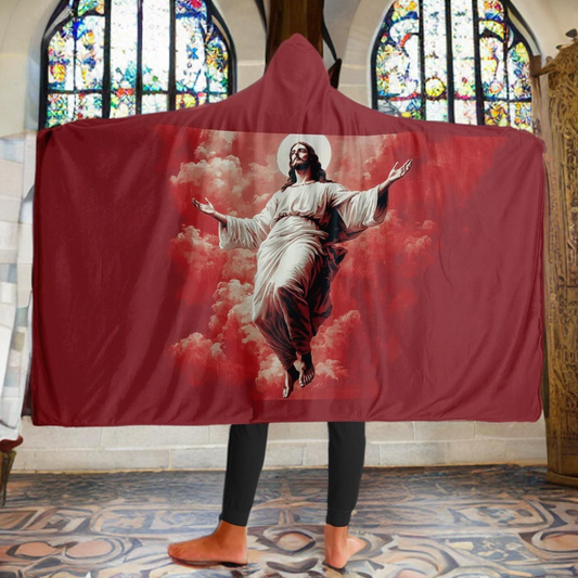 ASCENDING JESUS - HOODED BLANKET