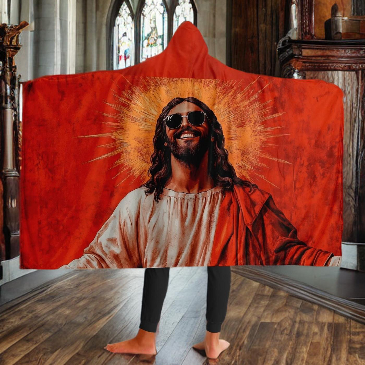 COOL JESUS - HOODED BLANKET
