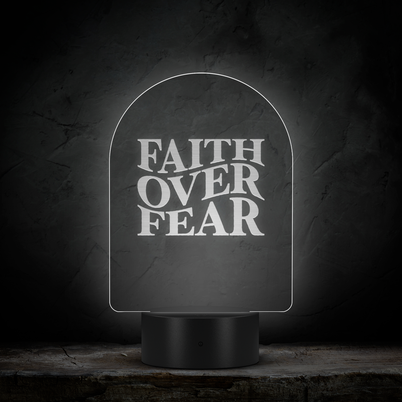 FAITH_OVER_FEAR_-_LED_SIGN_Arc_Dark_Main_Mockup.png