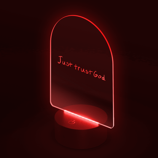 JUST_TRUST_GOD_-_LED_SIGN_Arc_Dark_Angle_Red_Mockup.png