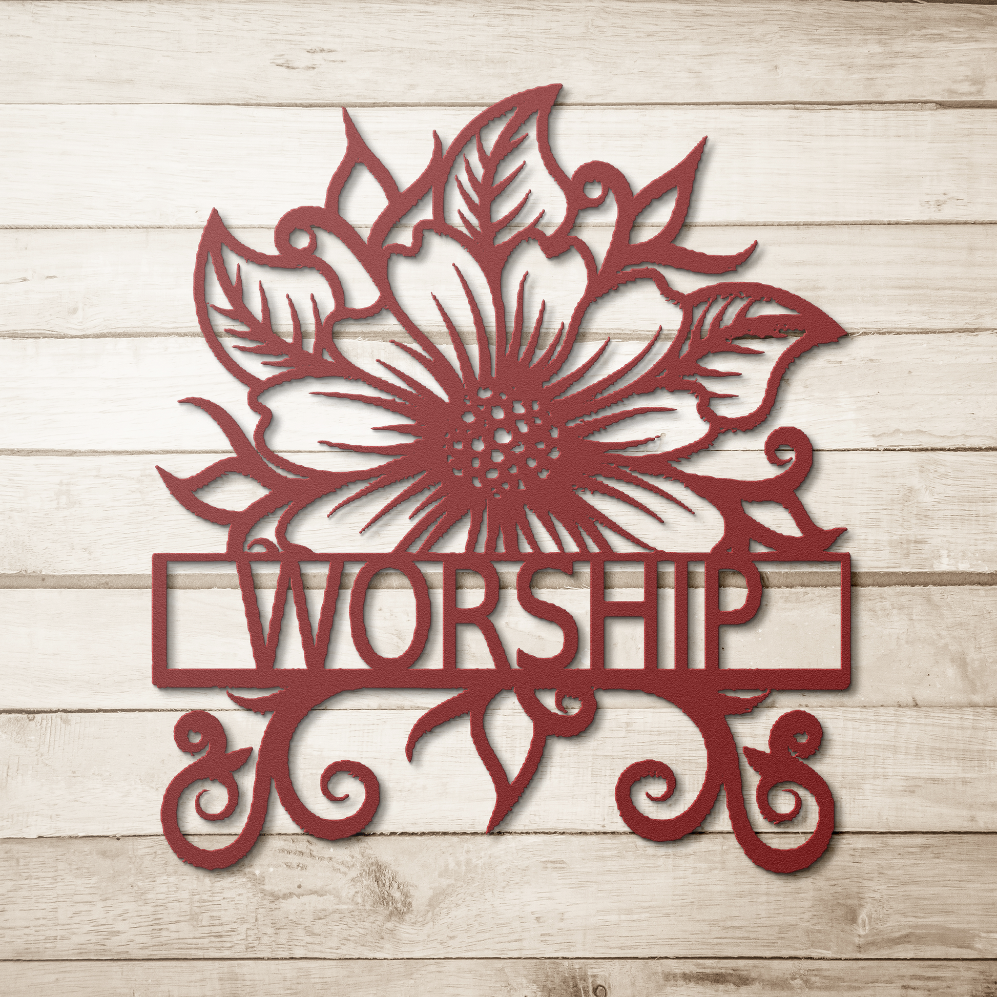 WORSHIP_METAL_SIGN_Red_Simple_Wood_BKGD_Mockup.png