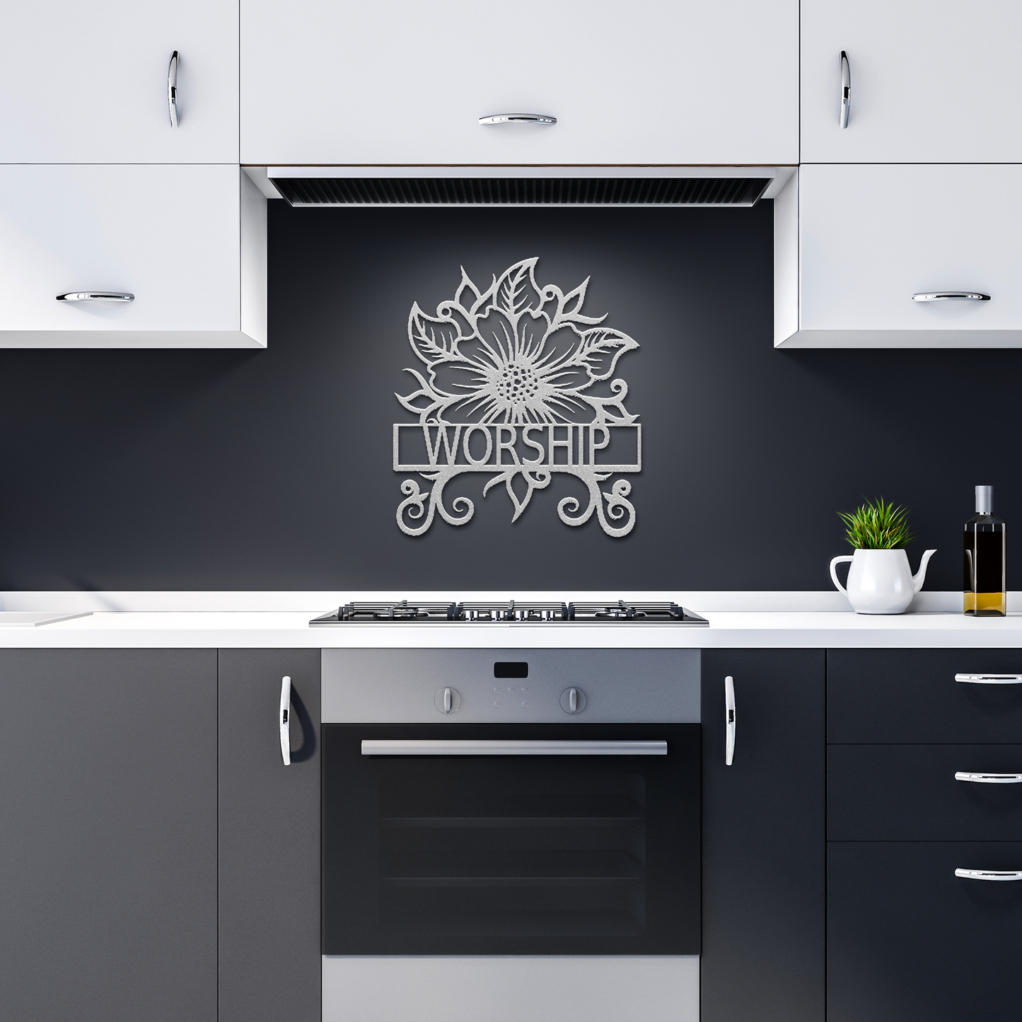 WORSHIP_METAL_SIGN_Silver_Dark_Kitchen_Mockup.png