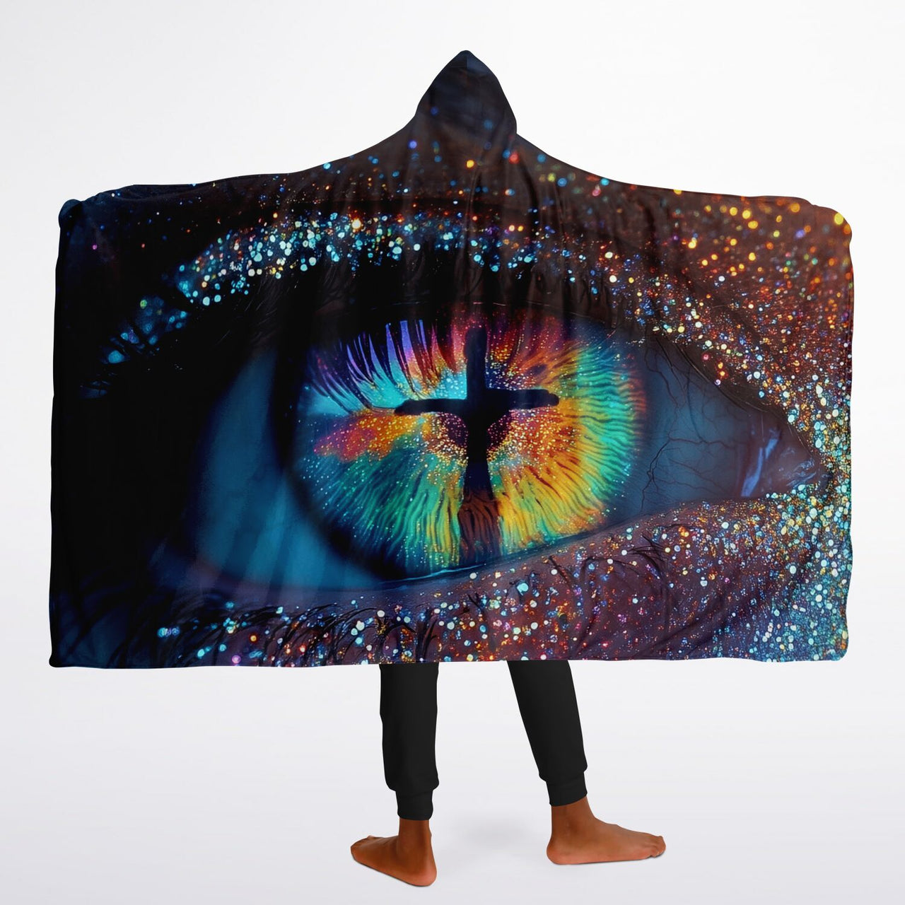 THE EYE OF JESUS - HOODED BLANKET