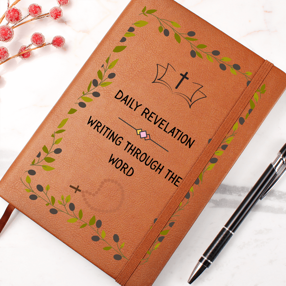 DAILY REVELATION - WRITING THROUGH THE WORD - LEATHER JOURNAL
