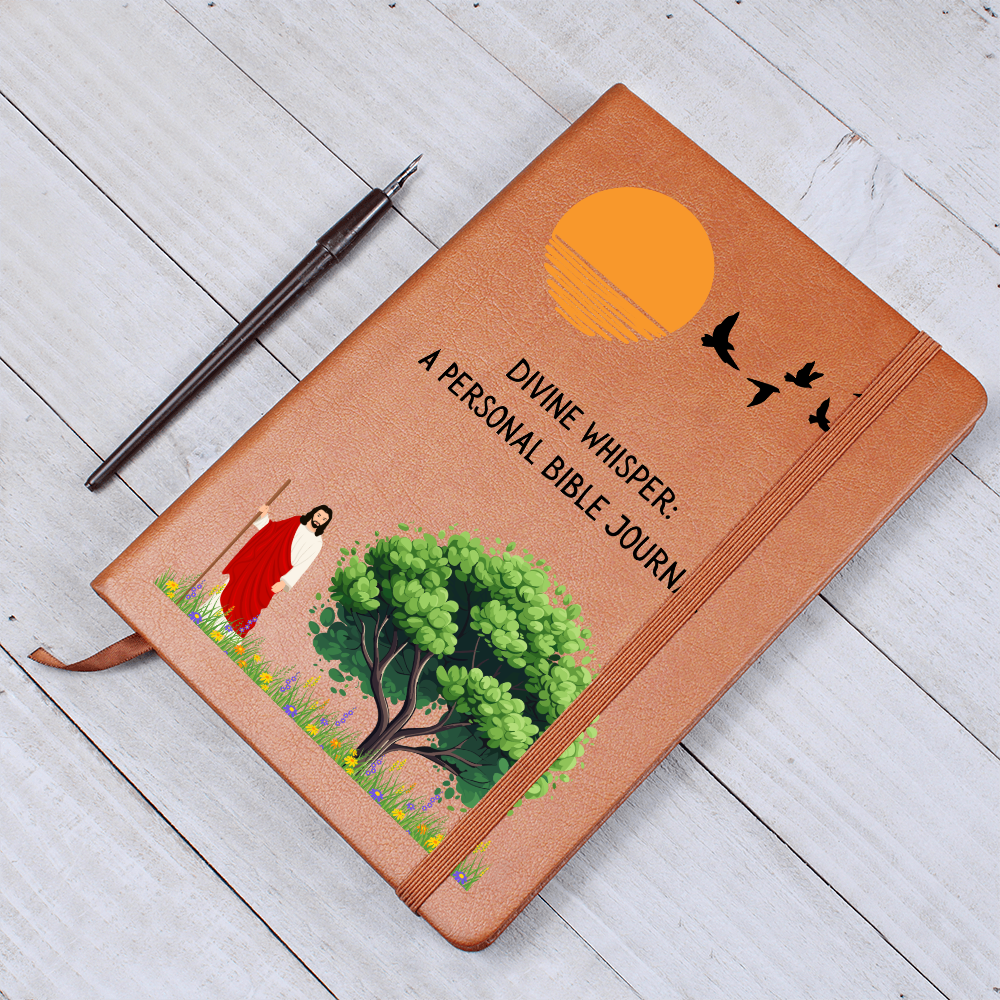 DIVINE WHISPER - A PERSONAL BIBLE JOURNAL - LEATHER JOURNAL