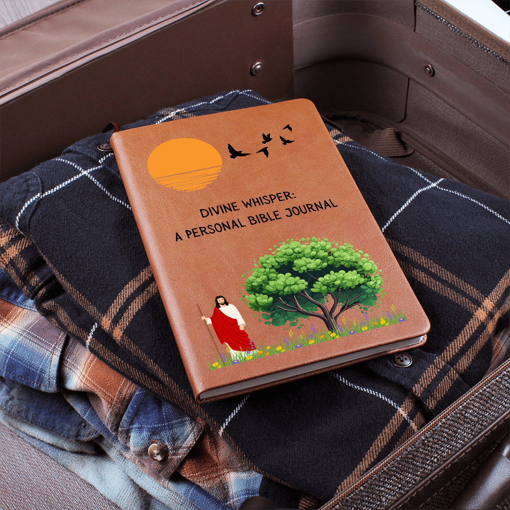 DIVINE WHISPER - A PERSONAL BIBLE JOURNAL - LEATHER JOURNAL
