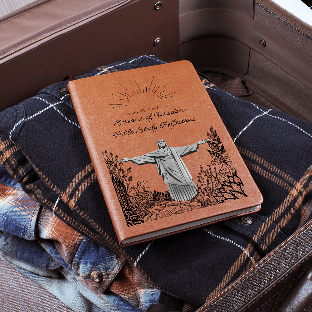 STREAMS OF WISDOM - BIBLE STUDY REFLECTIONS - LEATHER JOURNAL