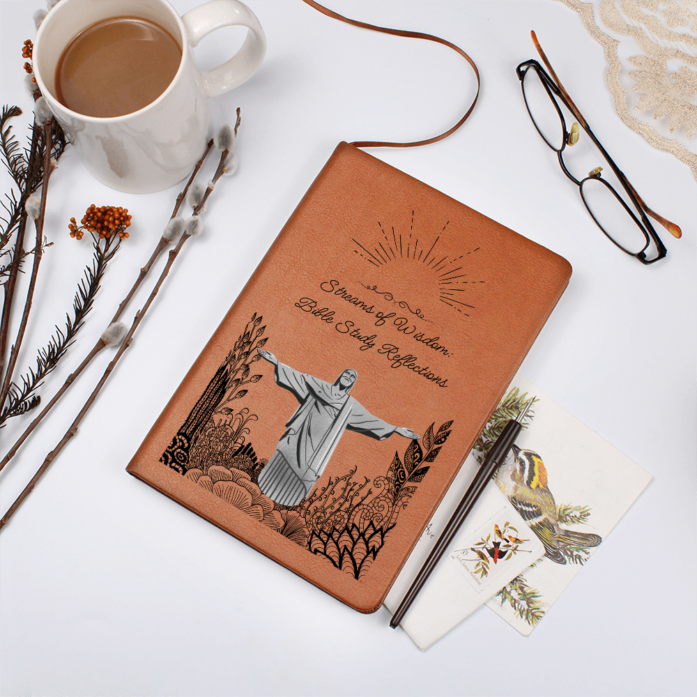 STREAMS OF WISDOM - BIBLE STUDY REFLECTIONS - LEATHER JOURNAL