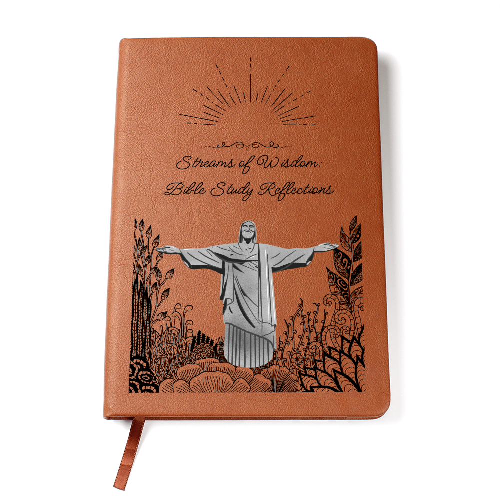 STREAMS OF WISDOM - BIBLE STUDY REFLECTIONS - LEATHER JOURNAL