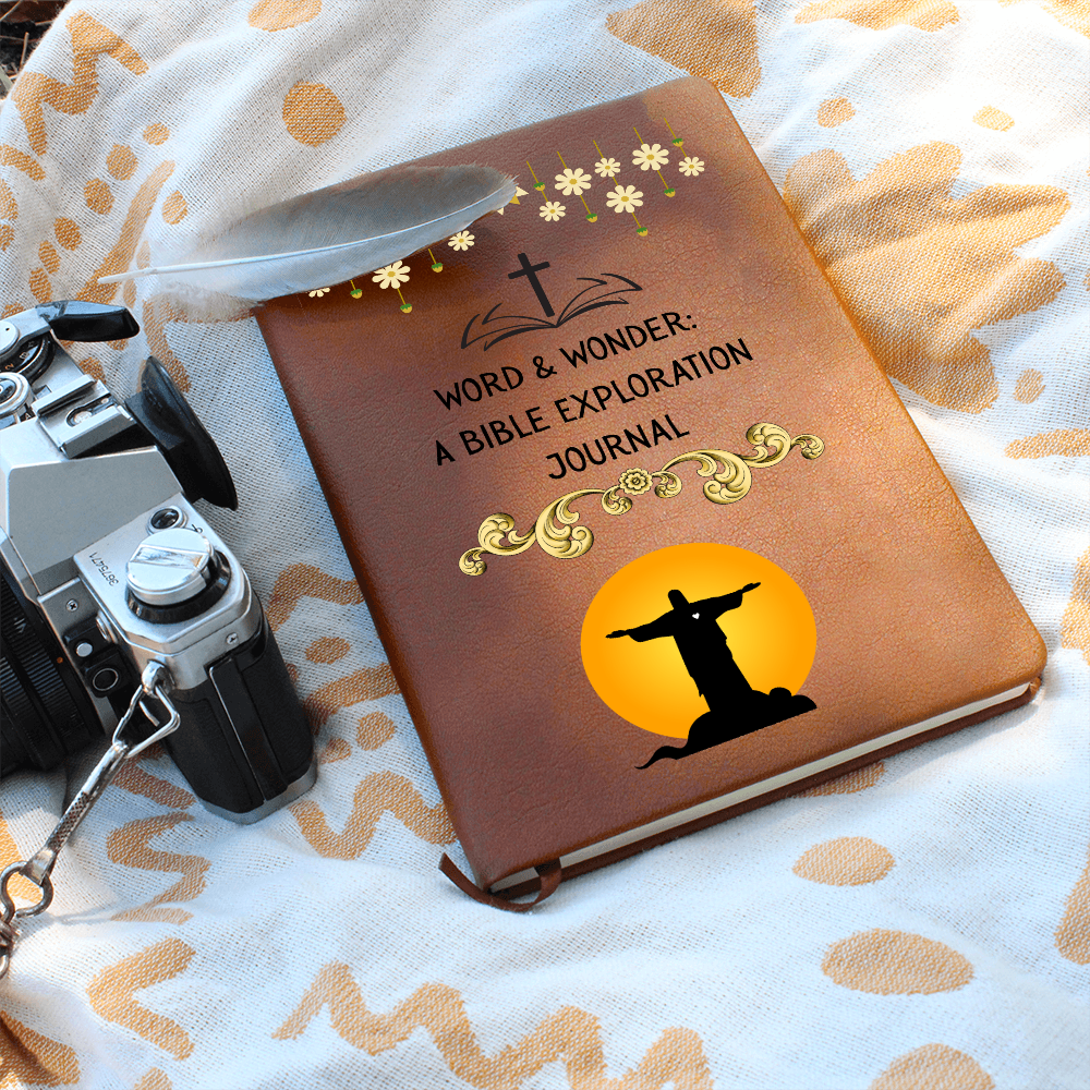 WORD & WONDER - A BIBLE EXPLORATION JOURNAL - LEATHER JOURNAL