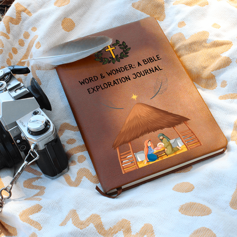 WORD & WONDER - A BIBLE EXPLORATION JOURNAL - LEATHER JOURNAL