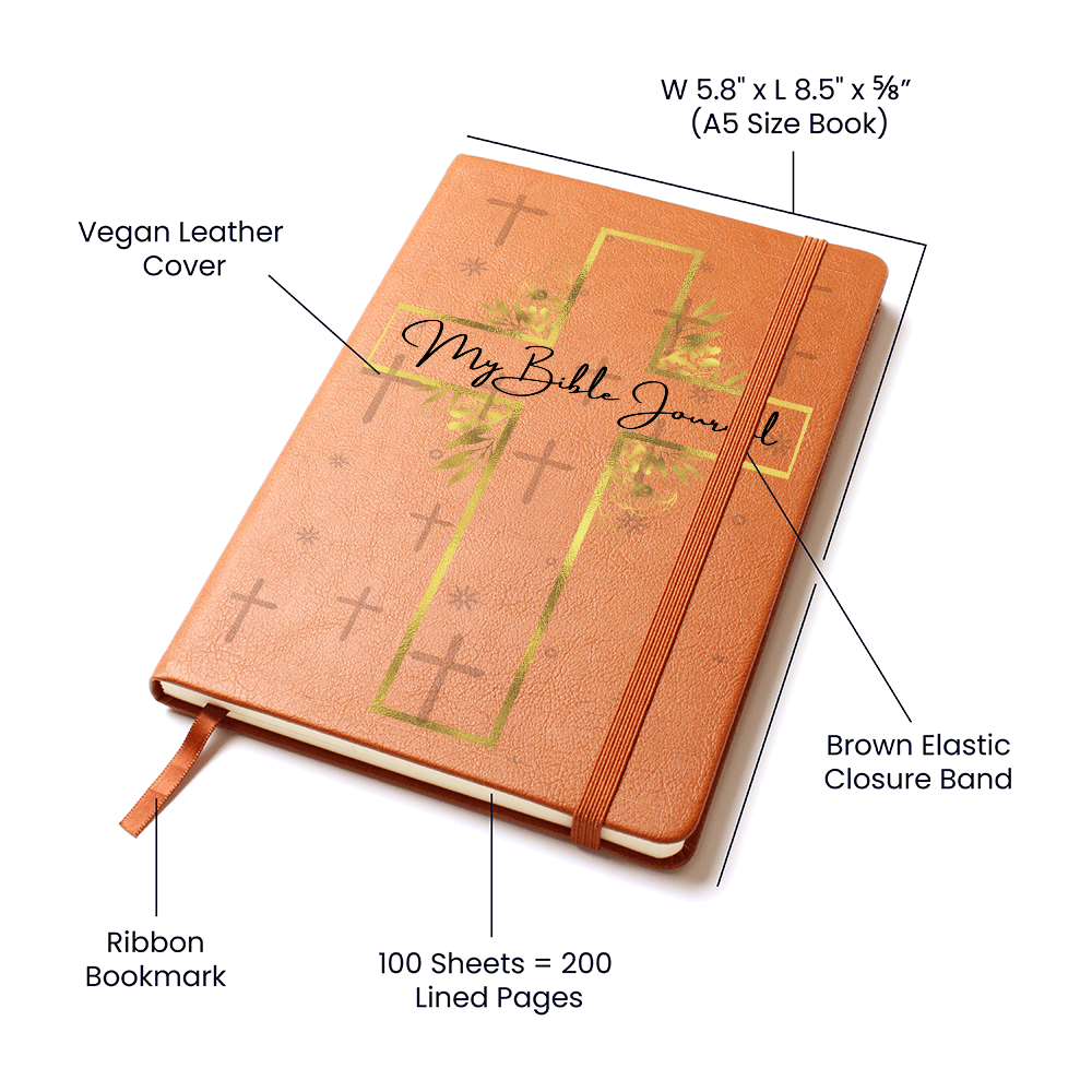 MY BIBLE JOURNAL - LEATHER JOURNAL