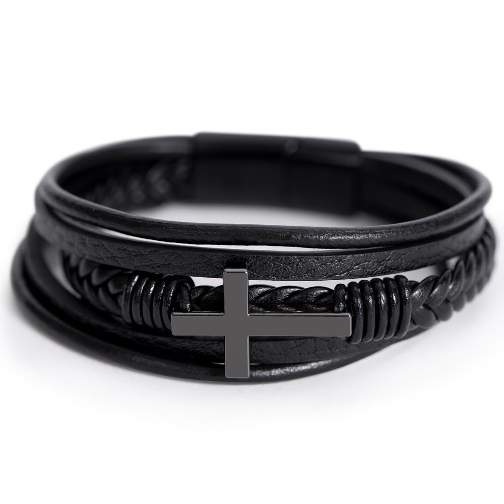 TO MY BROTHER - HAPPY BIRTHDAY - CROSS BRACELET GIFT SET