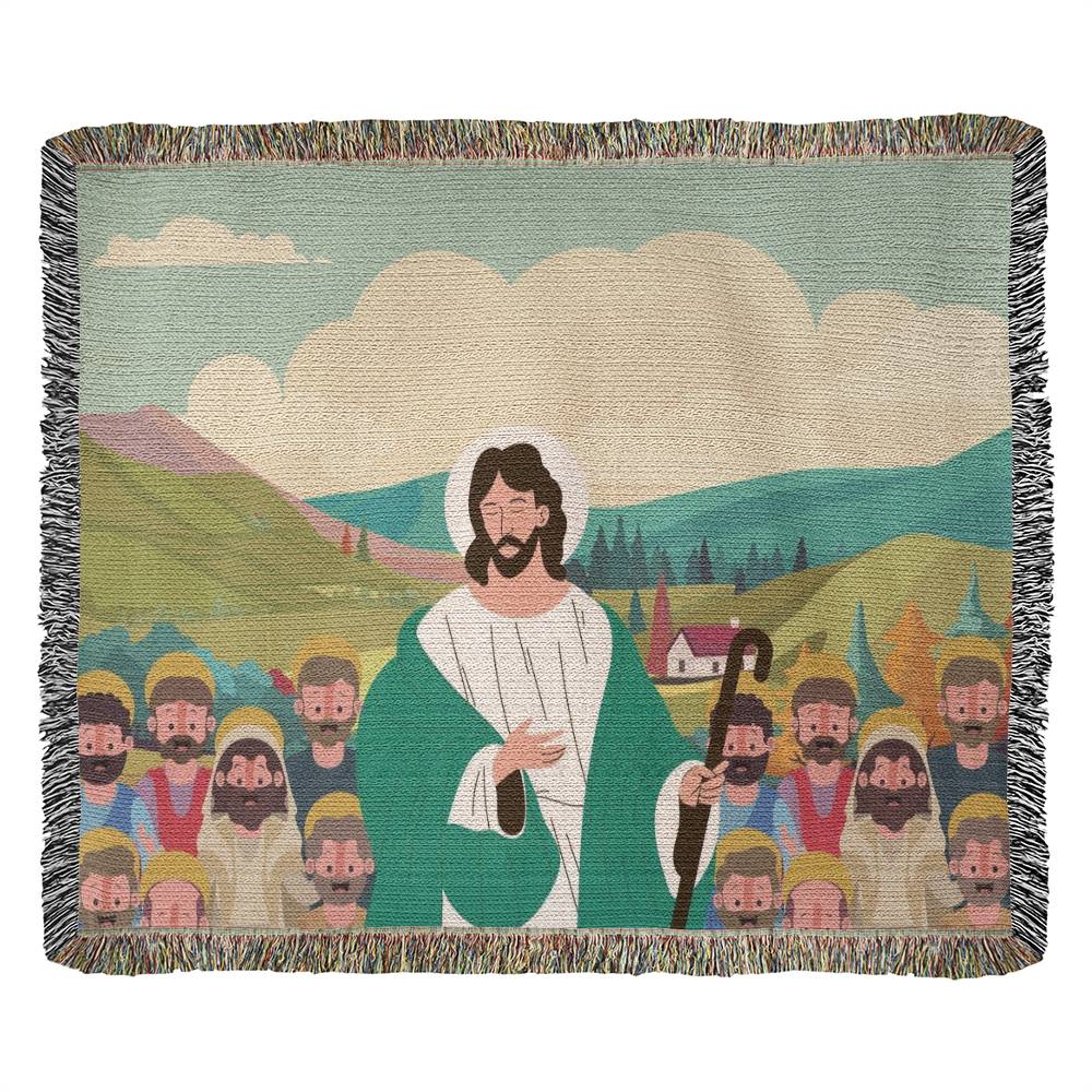 JESUS & HIS DISCIPLES - WOVEN HEIRLOOM BLANKET