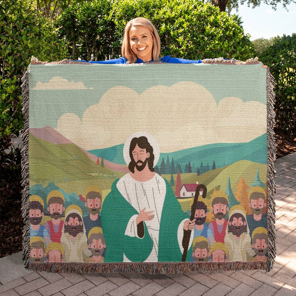 JESUS & HIS DISCIPLES - WOVEN HEIRLOOM BLANKET