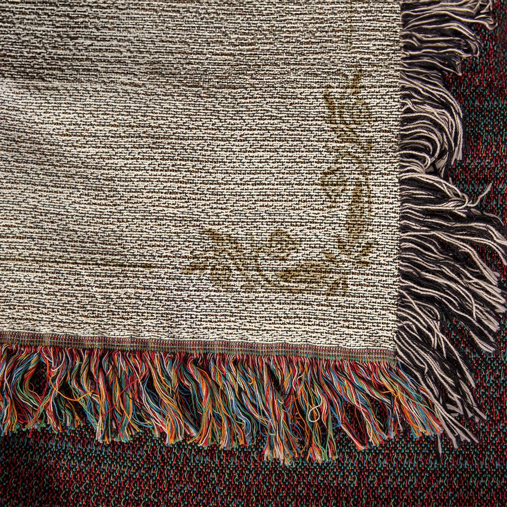 JESUS SAVES - WOVEN HEIRLOOM BLANKET