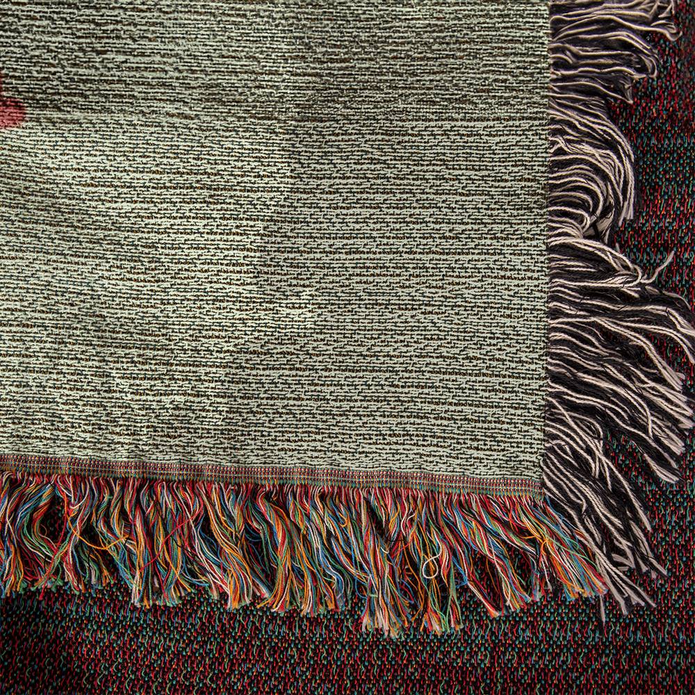 JOHN 3:16 JESUS LOVES - WOVEN HEIRLOOM BLANKET