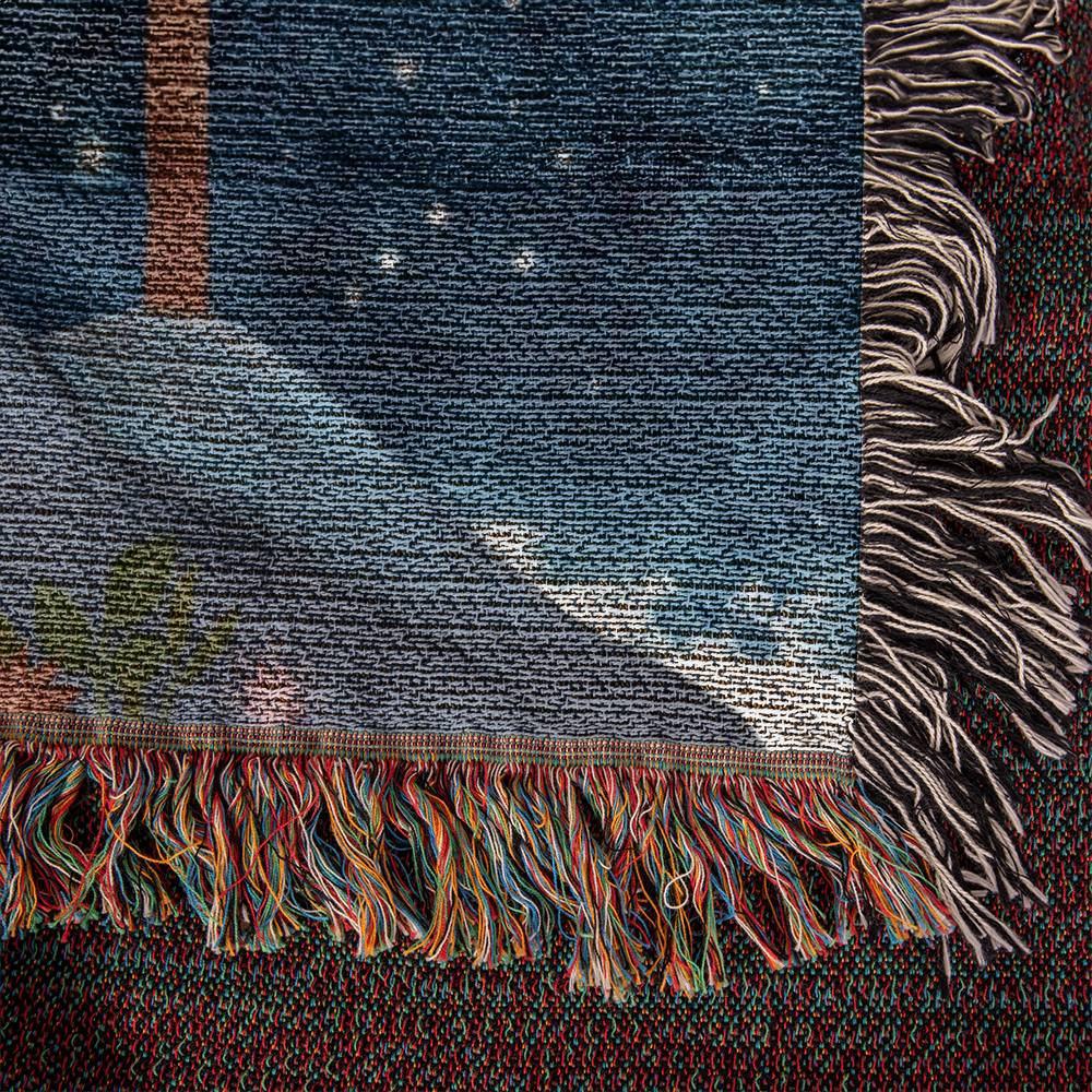STARRY NIGHT JESUS - WOVEN HEIRLOOM BLANKET