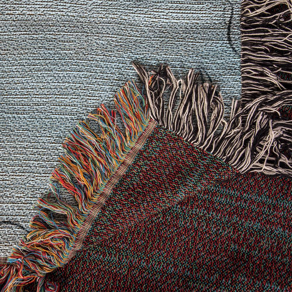 JESUS RESTORES SOULS - WOVEN HEIRLOOM BLANKET