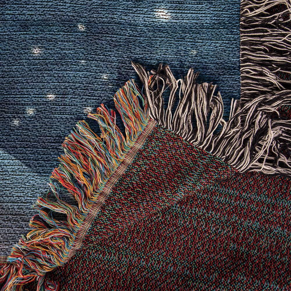 STARRY NIGHT JESUS - WOVEN HEIRLOOM BLANKET
