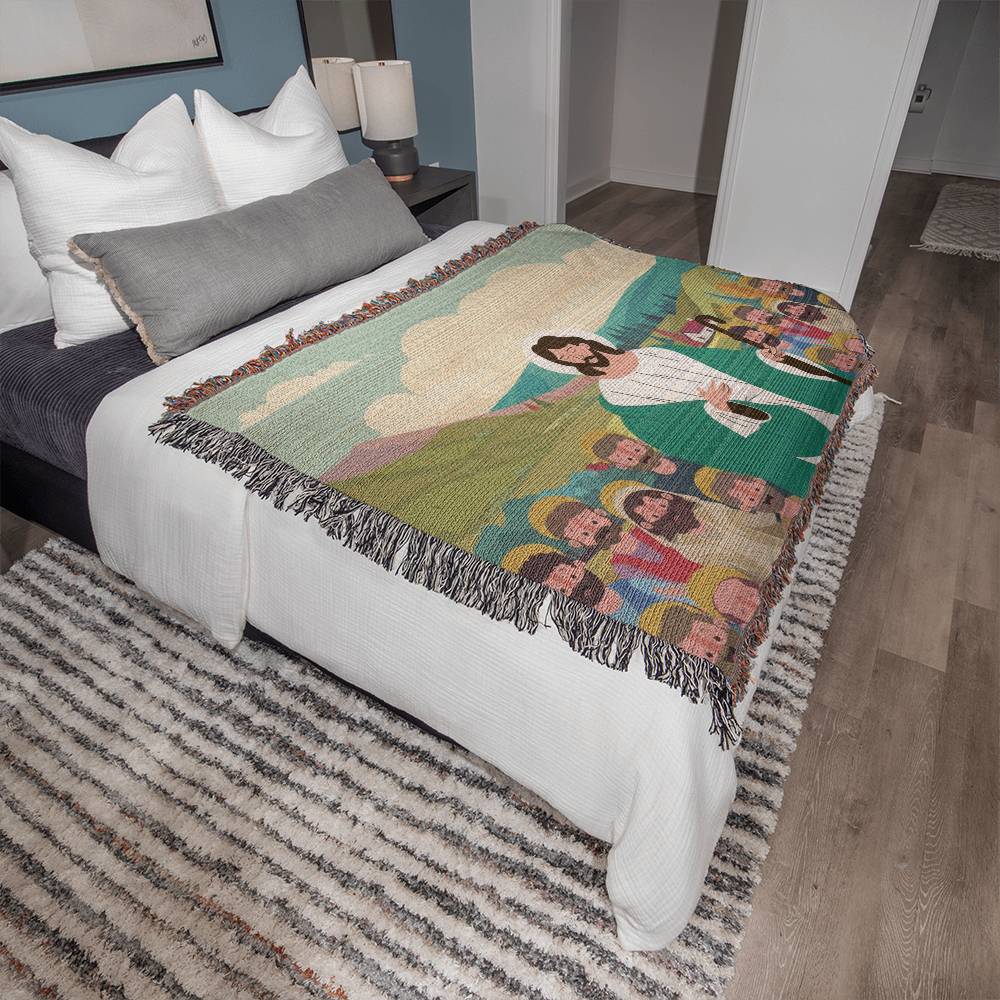 JESUS & HIS DISCIPLES - WOVEN HEIRLOOM BLANKET