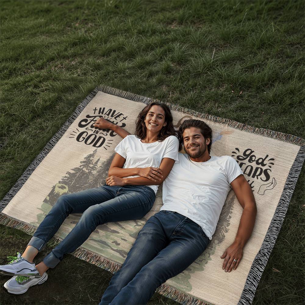 GOD HEARS YOU - WOVEN HEIRLOOM BLANKET