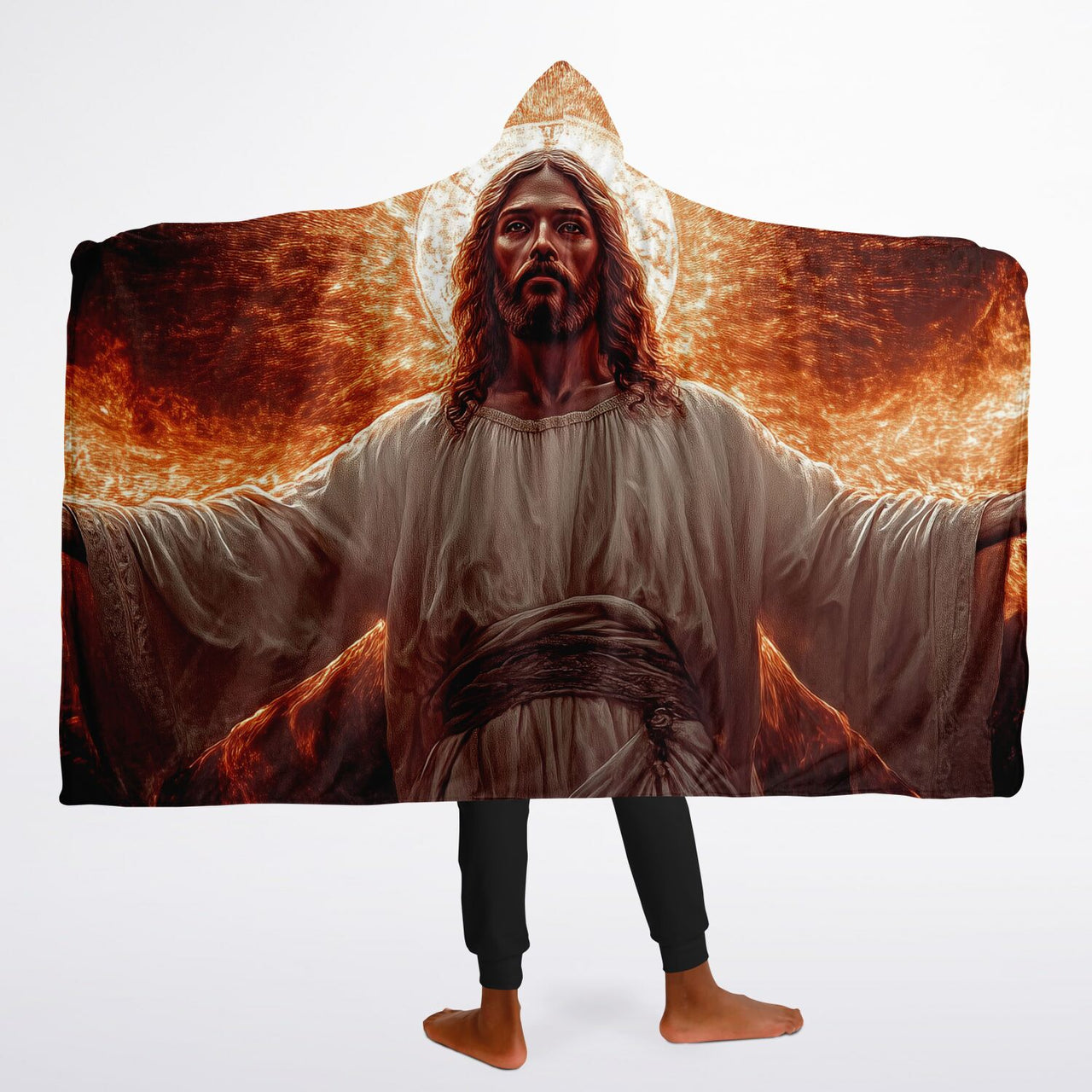 THE LIGHT OF JESUS - HOODED BLANKET