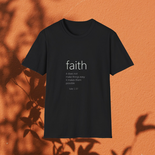 FAITH LUKE 1:37 - TEE