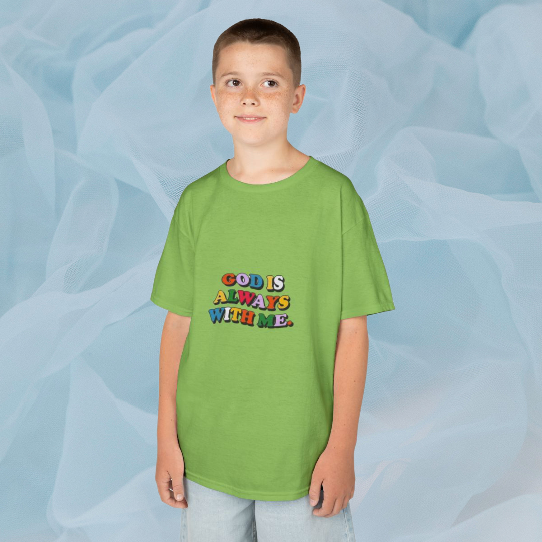 GOD IS ALWAYS WITH ME - KIDS TEE