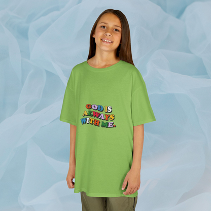GOD IS ALWAYS WITH ME - KIDS TEE